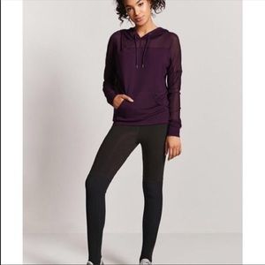3/$20 Forever 21 activewear Jacket mesh Detail